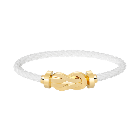 [Limara]LARGE 8-FIGURE BUCKLE BRACELET - GOLD