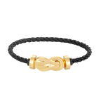 [Limara]LARGE 8-FIGURE BUCKLE BRACELET - GOLD