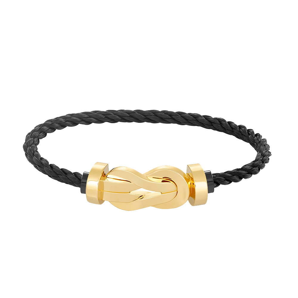[Limara]LARGE 8-FIGURE BUCKLE BRACELET - GOLD