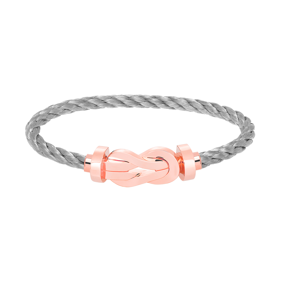 [Limara]LARGE 8-FIGURE BUCKLE BRACELET - ROSE GOLD