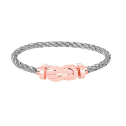 [Limara]LARGE 8-FIGURE BUCKLE BRACELET - ROSE GOLD