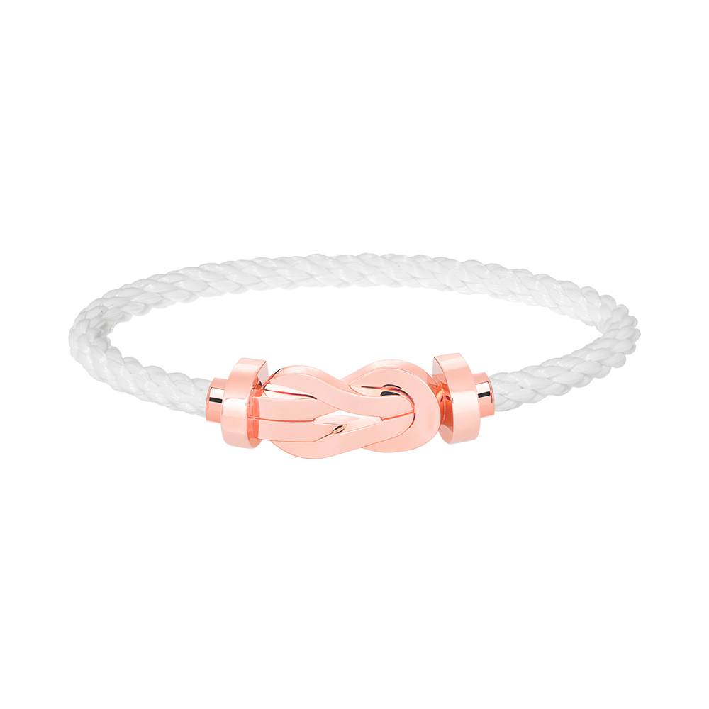 [Limara]LARGE 8-FIGURE BUCKLE BRACELET - ROSE GOLD