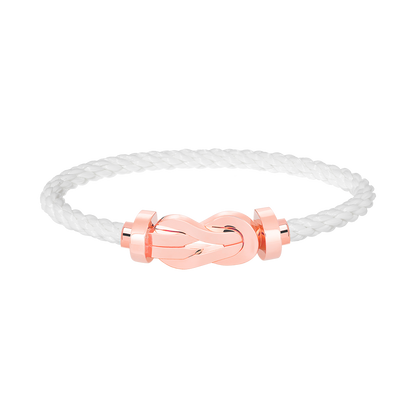 [Limara]LARGE 8-FIGURE BUCKLE BRACELET - ROSE GOLD