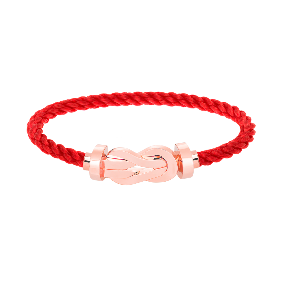 [Limara]LARGE 8-FIGURE BUCKLE BRACELET - ROSE GOLD