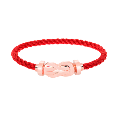 [Limara]LARGE 8-FIGURE BUCKLE BRACELET - ROSE GOLD