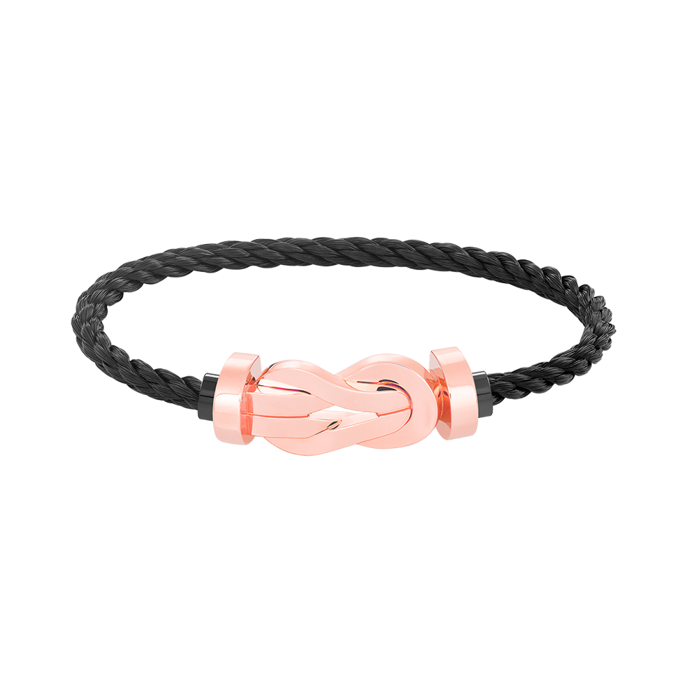 [Limara]LARGE 8-FIGURE BUCKLE BRACELET - ROSE GOLD