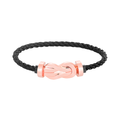 [Limara]LARGE 8-FIGURE BUCKLE BRACELET - ROSE GOLD