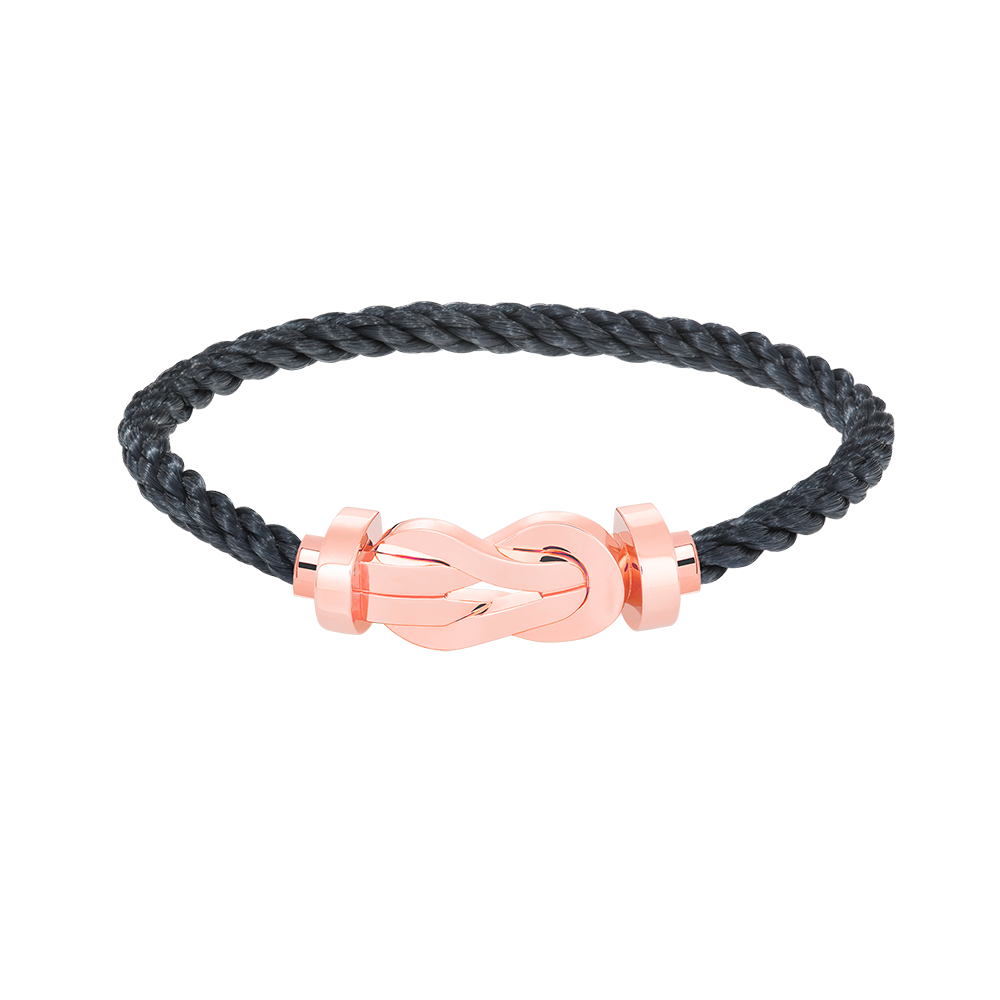 [Limara]LARGE 8-FIGURE BUCKLE BRACELET - ROSE GOLD