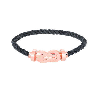 [Limara]LARGE 8-FIGURE BUCKLE BRACELET - ROSE GOLD