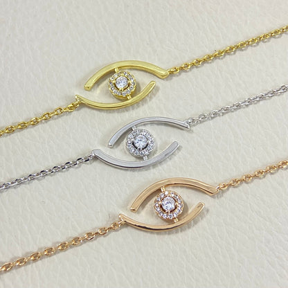 [Limara]LUCKY EYE PAVÉ-SET DIAMOND BRACELET