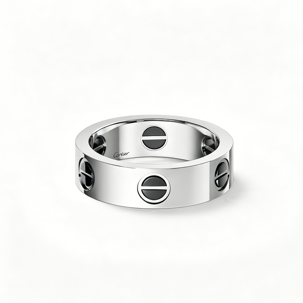 [Limara] LOVE RING 5.5MM NO DIAMONDS  CERAMIC