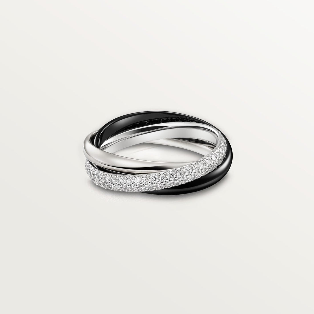 [Limara] TRINITY 3.2MM RING BLACK CERAMIC