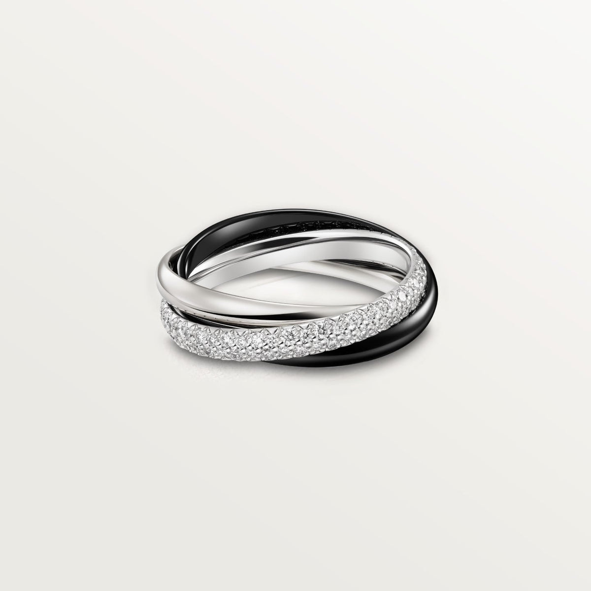 [Limara] TRINITY 3.2MM RING BLACK CERAMIC