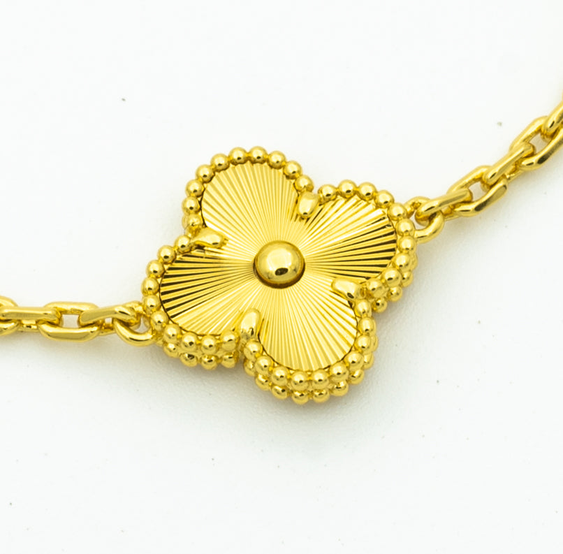 [Limara]  CLOVER 5 MOTIF LASER BRACELET COLLECTION