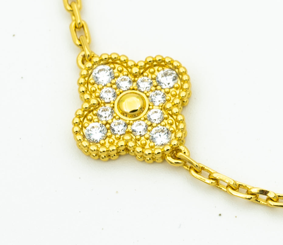 [Limara]  CLOVER 5 MOTIF LASER BRACELET COLLECTION