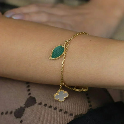 [Limara]LUCKY NATURE MULTI-CHARM BRACELET