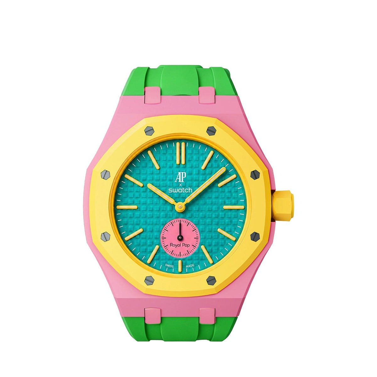 [Limara]Royal Oak Pop Exclusive Bioceramic Case & Silicone Strap Mix Color