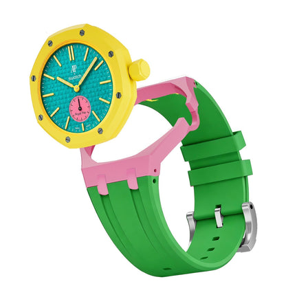 [Limara]Royal Oak Pop Exclusive Bioceramic Case & Silicone Strap Mix Color