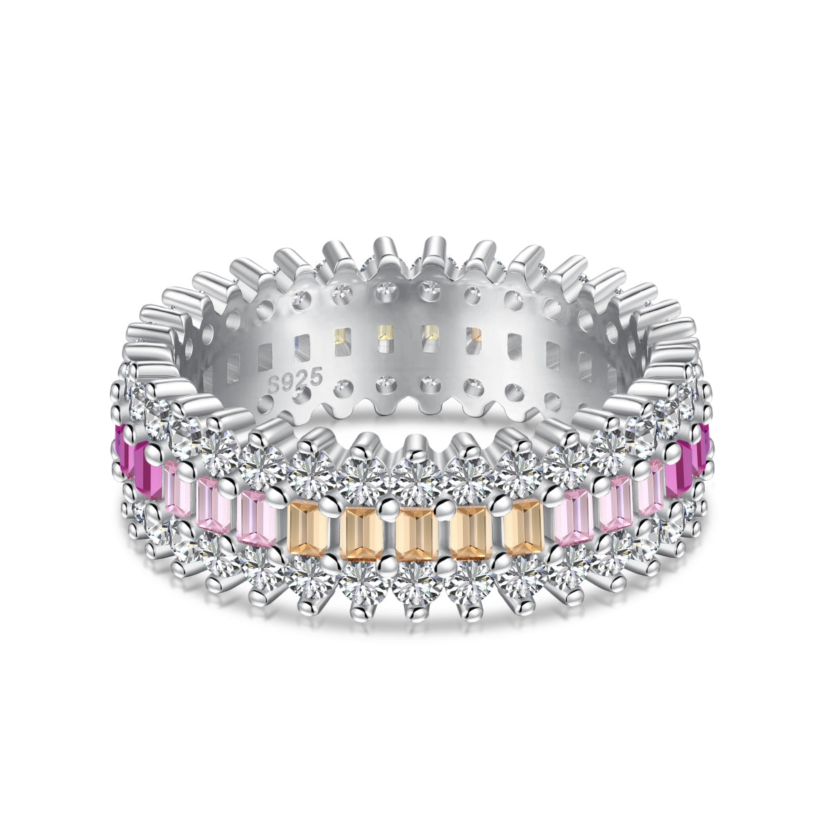 [Limara]Ornate Colorful Radiant Cut Daily Ring