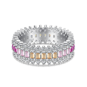 [Limara]Ornate Colorful Radiant Cut Daily Ring