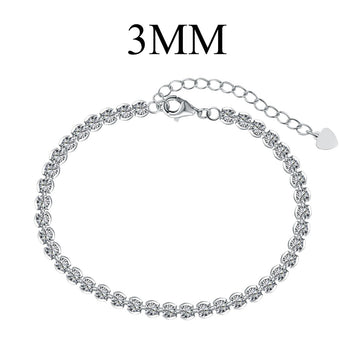 [Limara]Ornate  Sparkling Round Cut Daily Bracelet