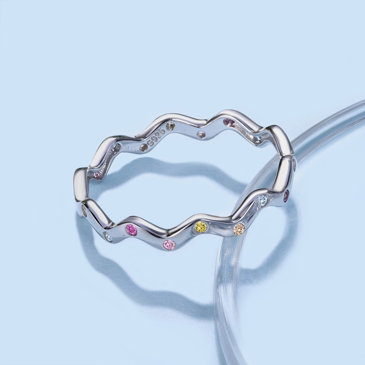 [Limara]Ornate Vibrant Round Cut Daily Ring