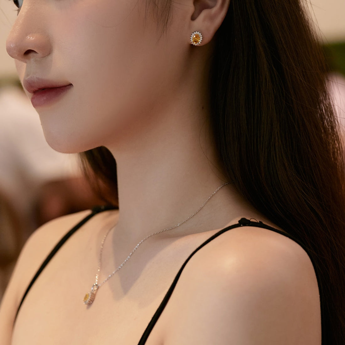 [Limara]Delicate Radiant Oval Cut Daily Earrings