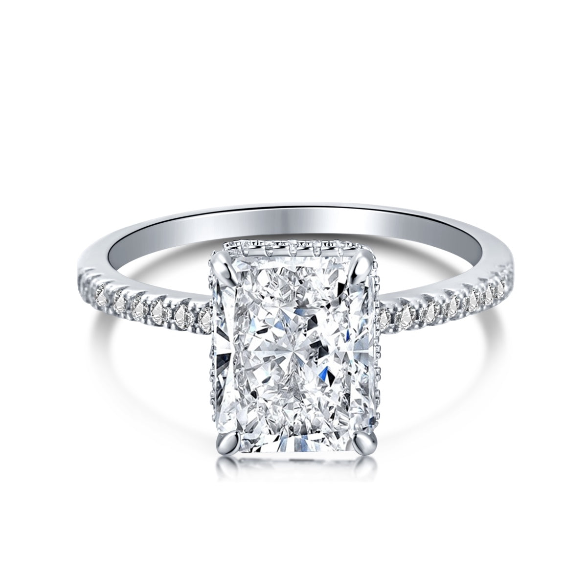 [Limara]4.0 Carat Luxurious Engagement Ring