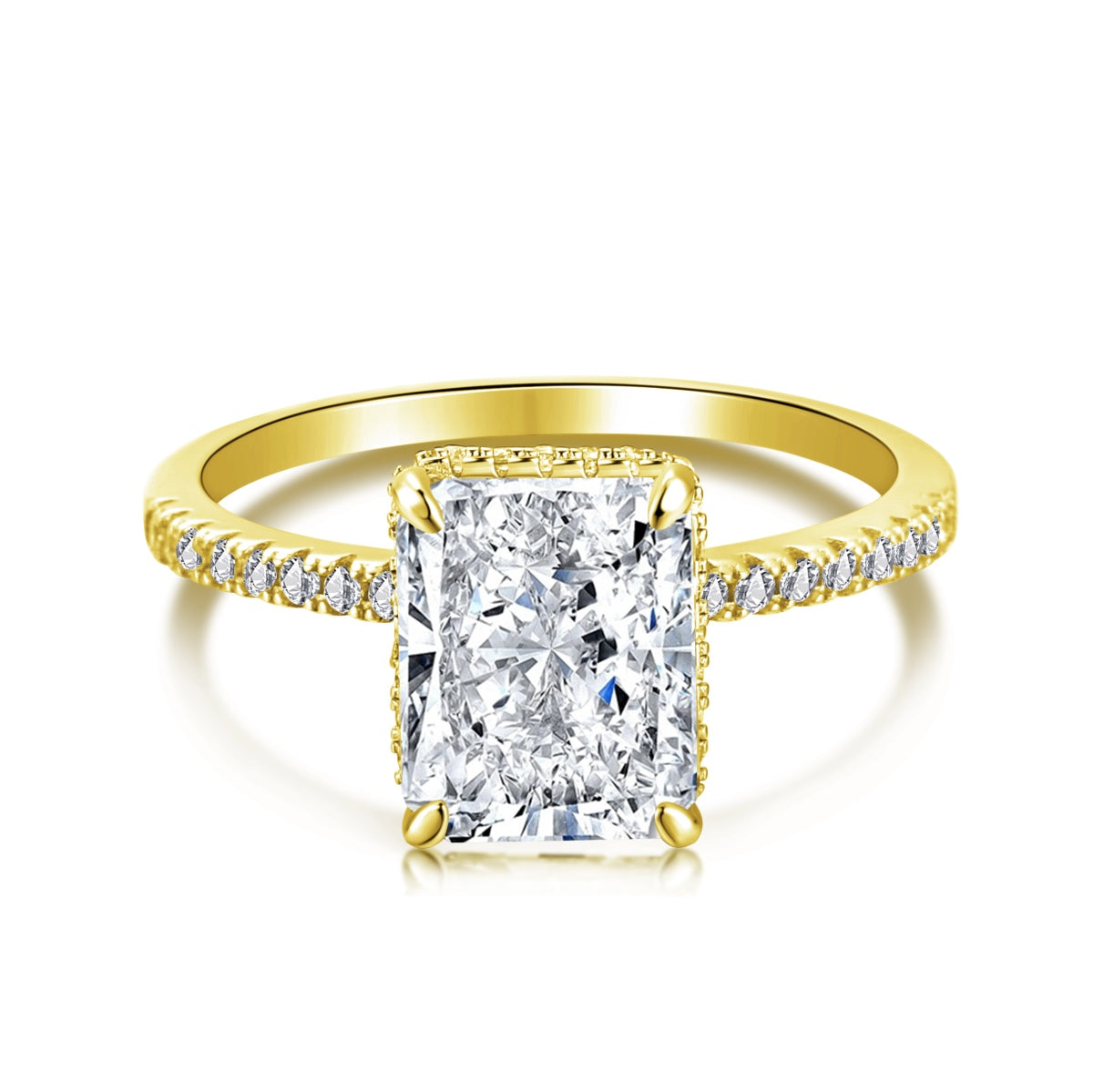 [Limara]4.0 Carat Luxurious Engagement Ring