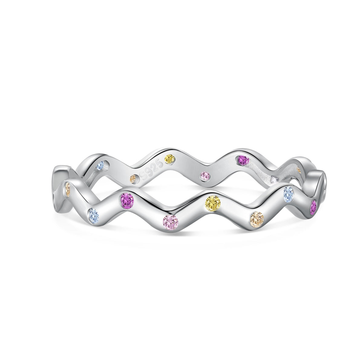 [Limara]Ornate Vibrant Round Cut Daily Ring