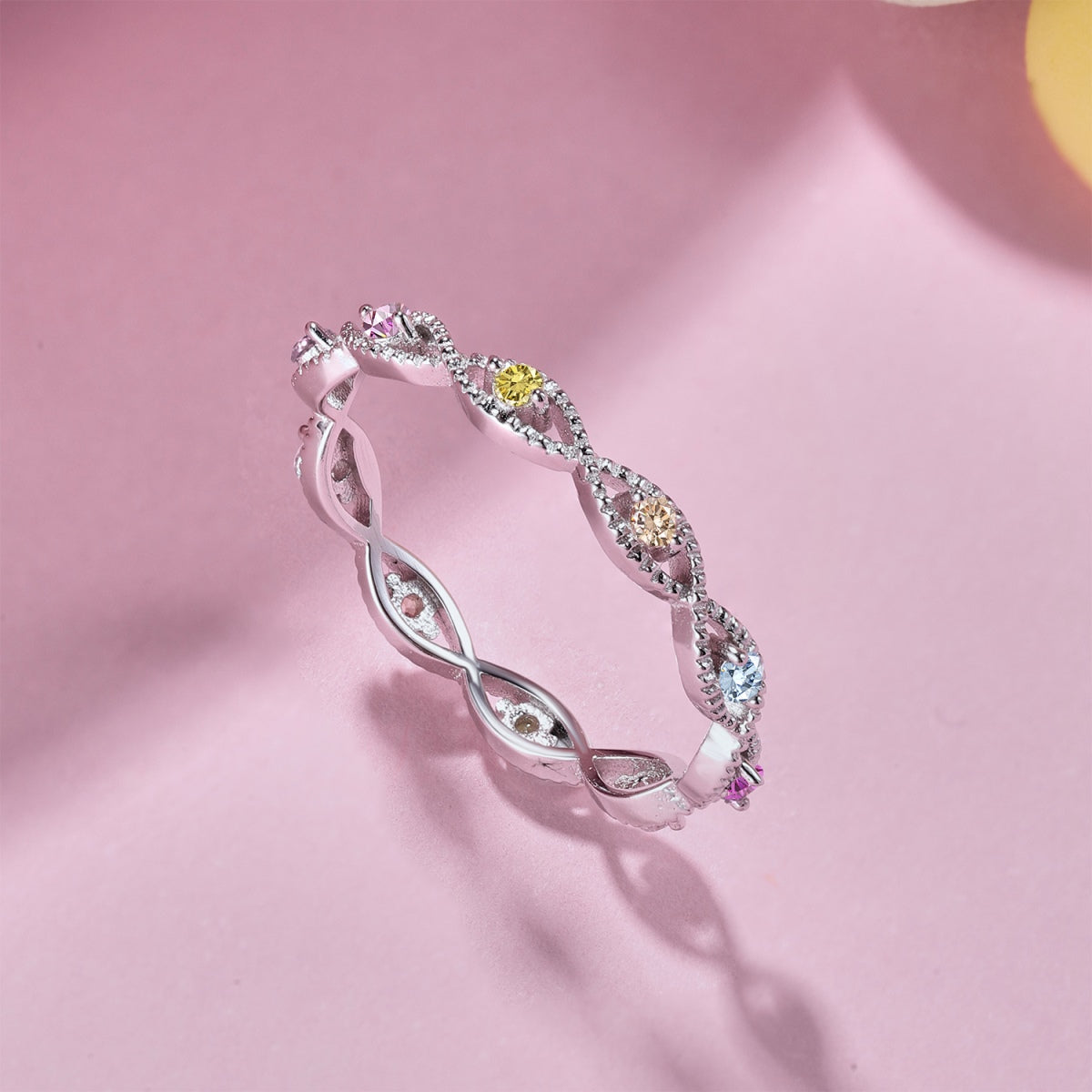 [Limara]Elegant Energetic Round Cut Daily Ring