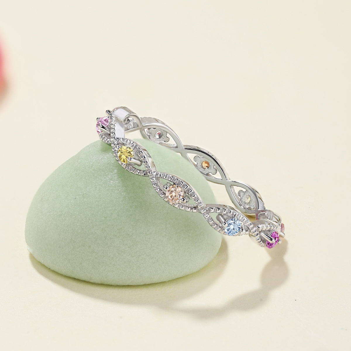 [Limara]Elegant Energetic Round Cut Daily Ring