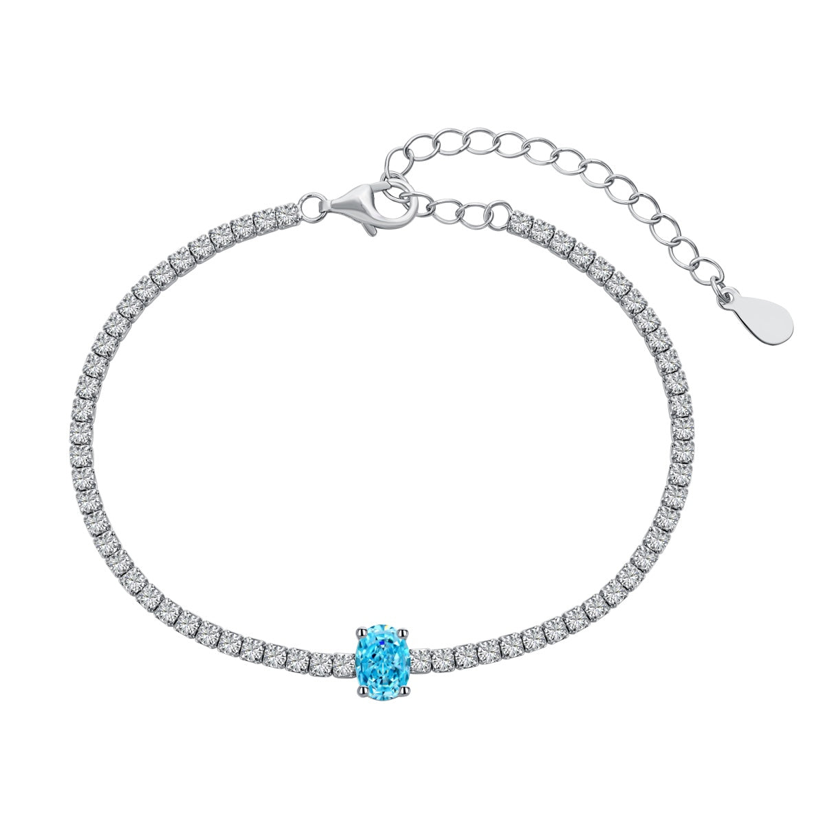 [Limara]0.75 Carat Exquisite Oval Cut Daily Bracelet