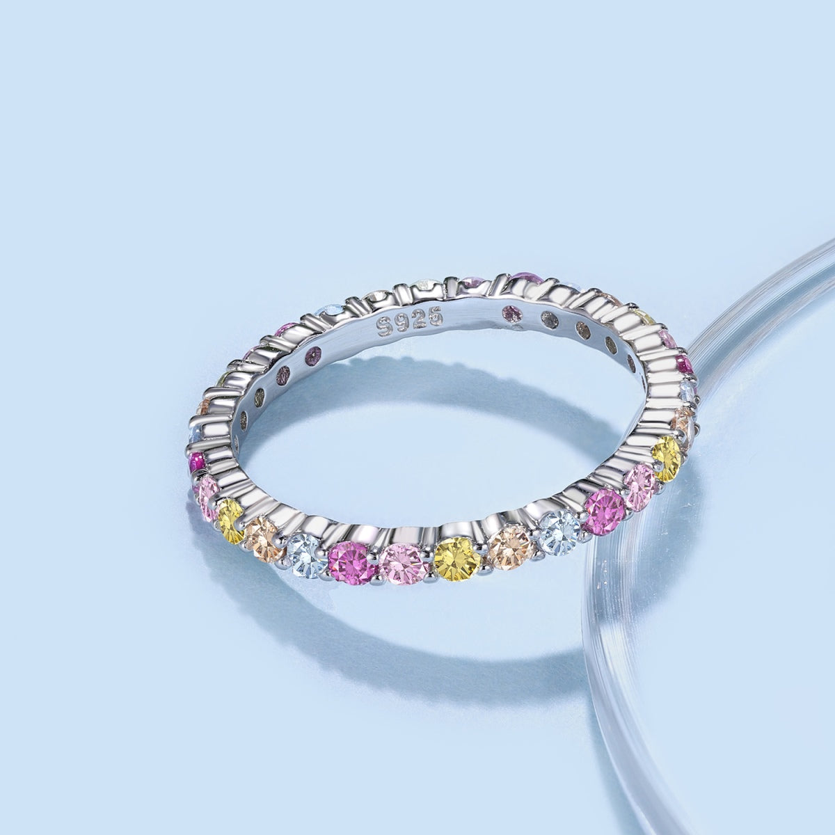 [Limara]Elegant Vivid Round Cut Daily Ring