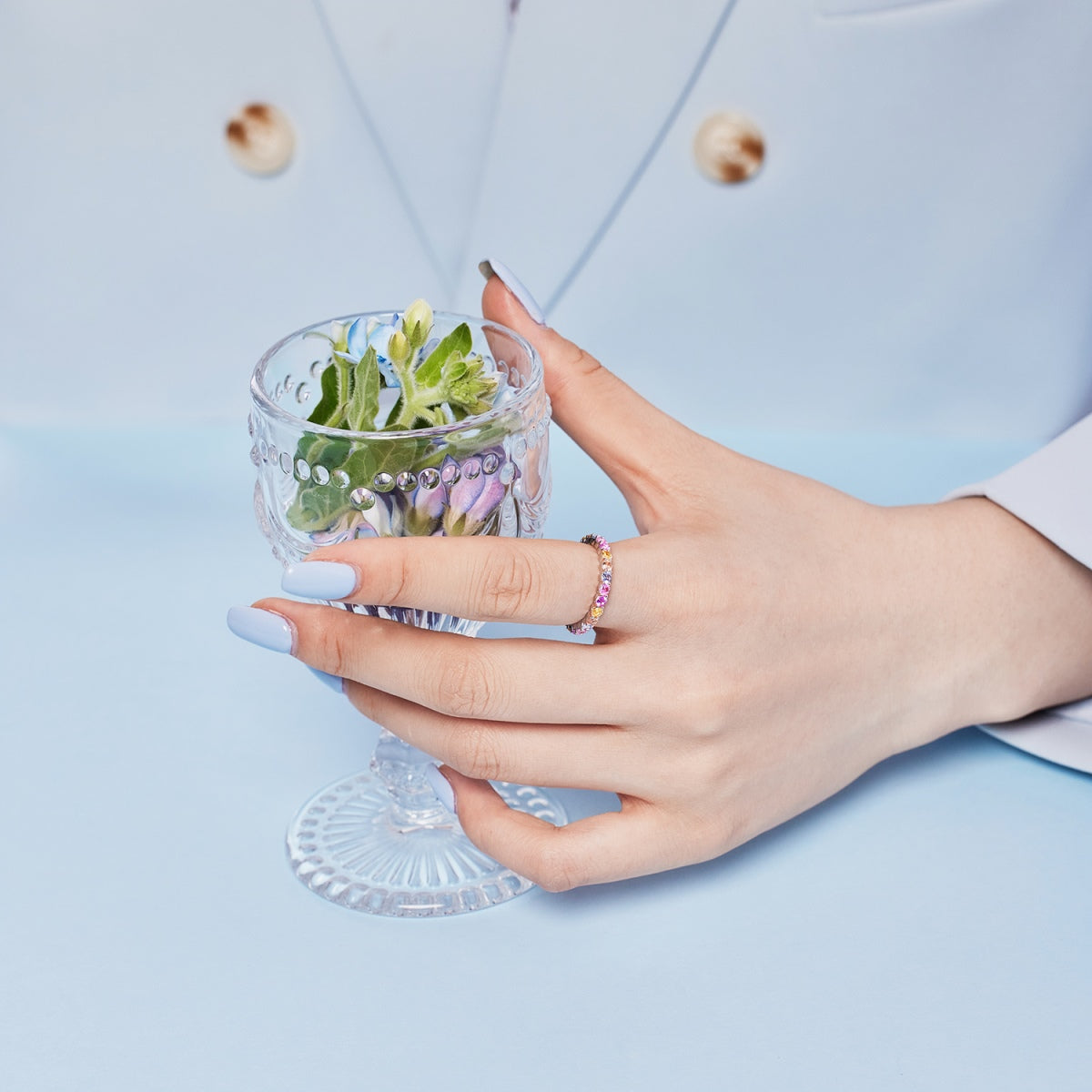 [Limara]Dazzling Resplendent Round Cut Party Ring