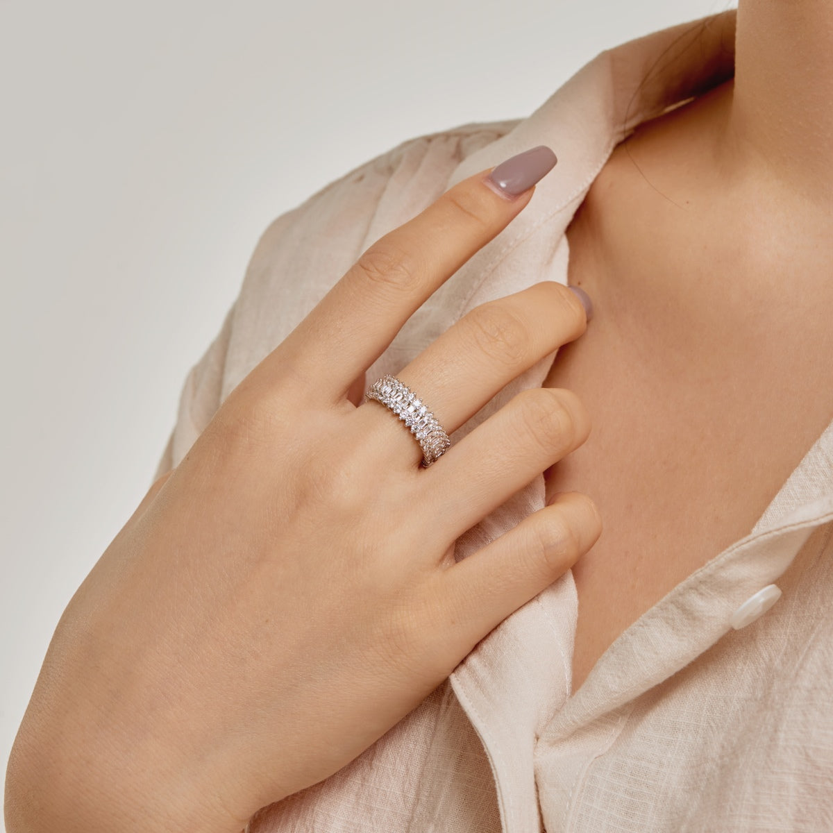 [Limara]Ornate Colorful Radiant Cut Daily Ring