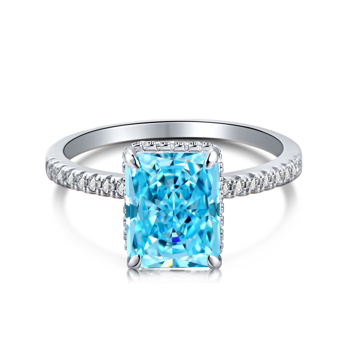 [Limara]4.0 Carat Luxurious Engagement Ring