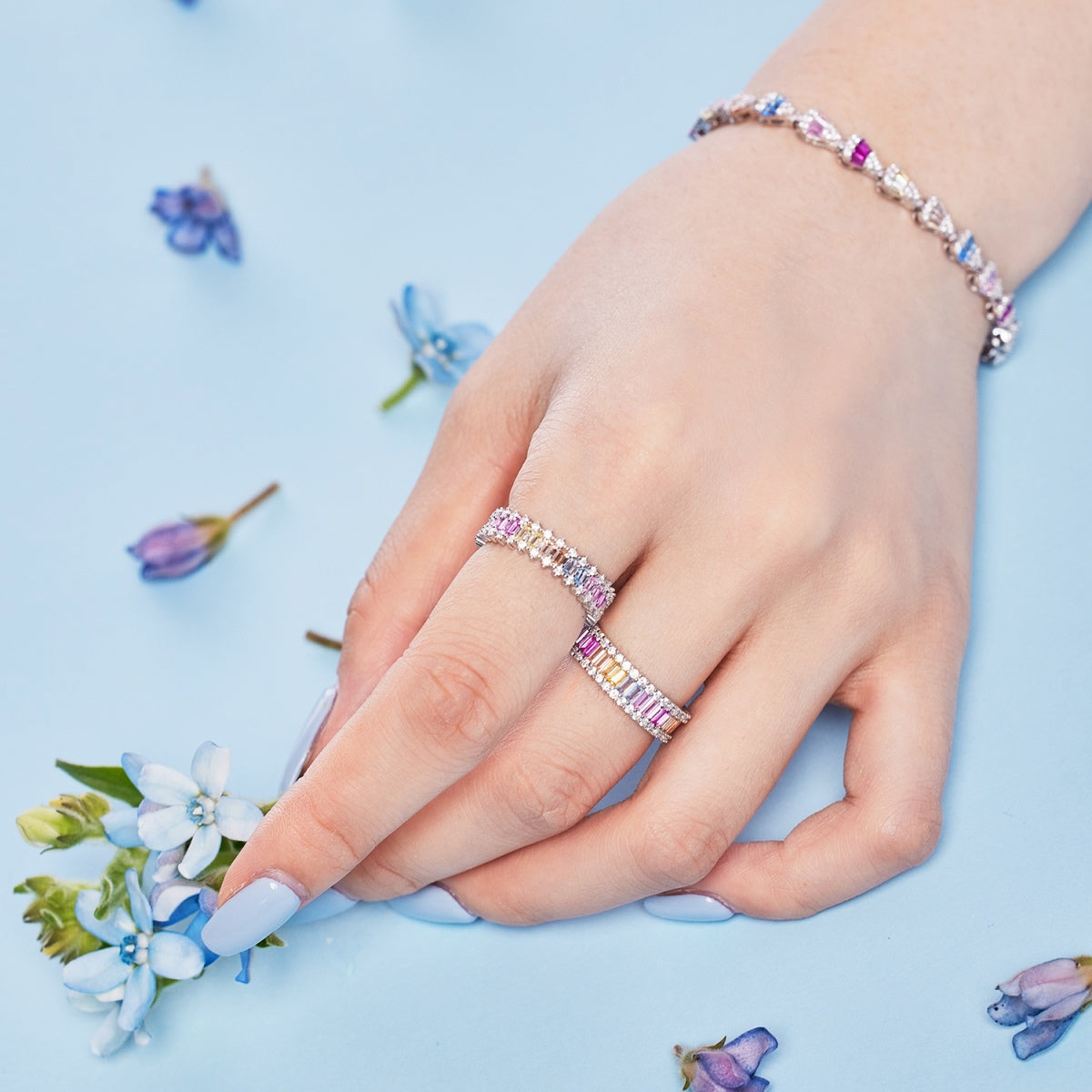 [Limara]Radiant Water Drop Shape Daily Bracelet