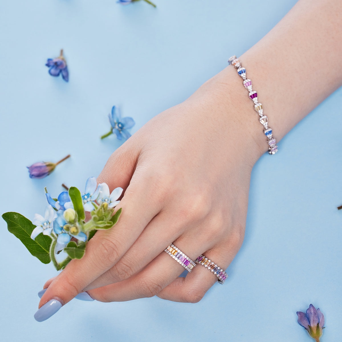 [Limara]Radiant Water Drop Shape Daily Bracelet