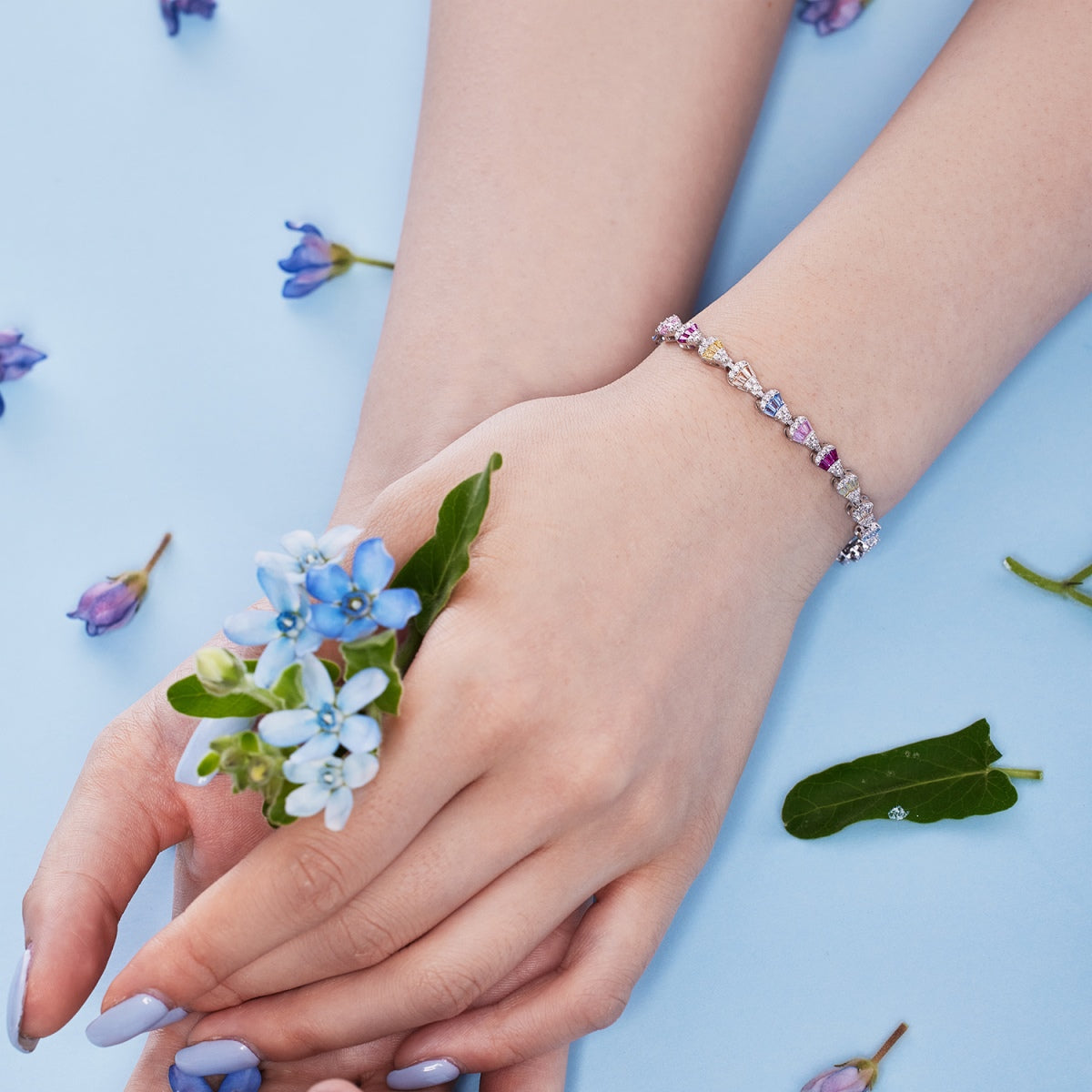 [Limara]Radiant Water Drop Shape Daily Bracelet