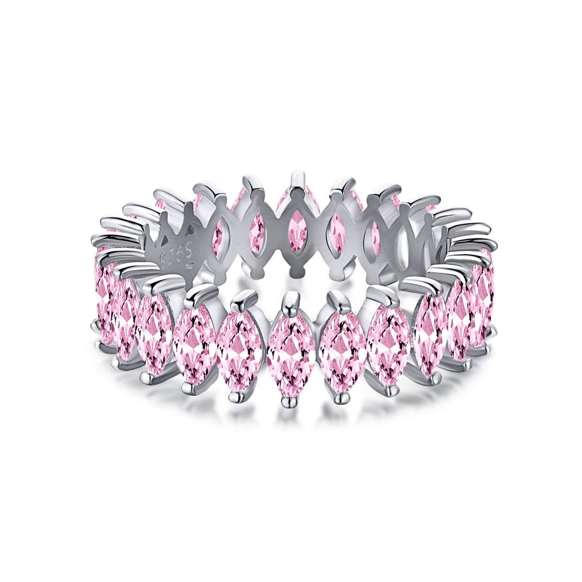 [Limara]Gorgeous Marquise Cut Tennis Ring