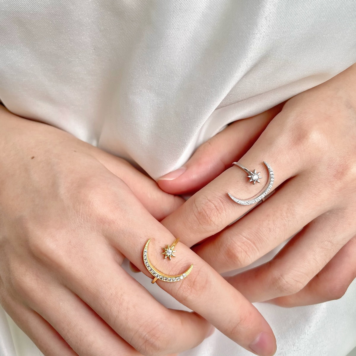 [Limara]Eternity Moon & Star Ring