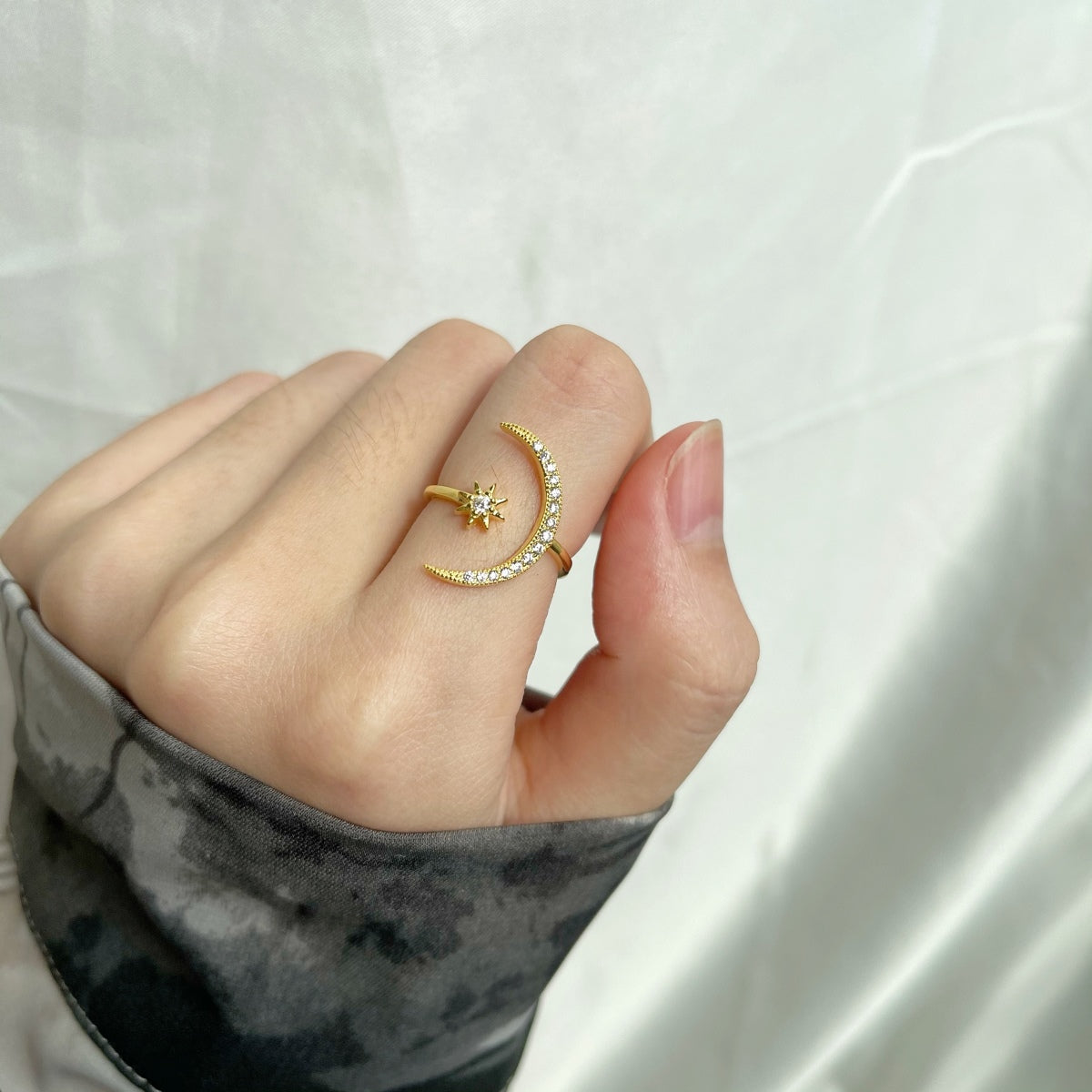 [Limara]Eternity Moon & Star Ring