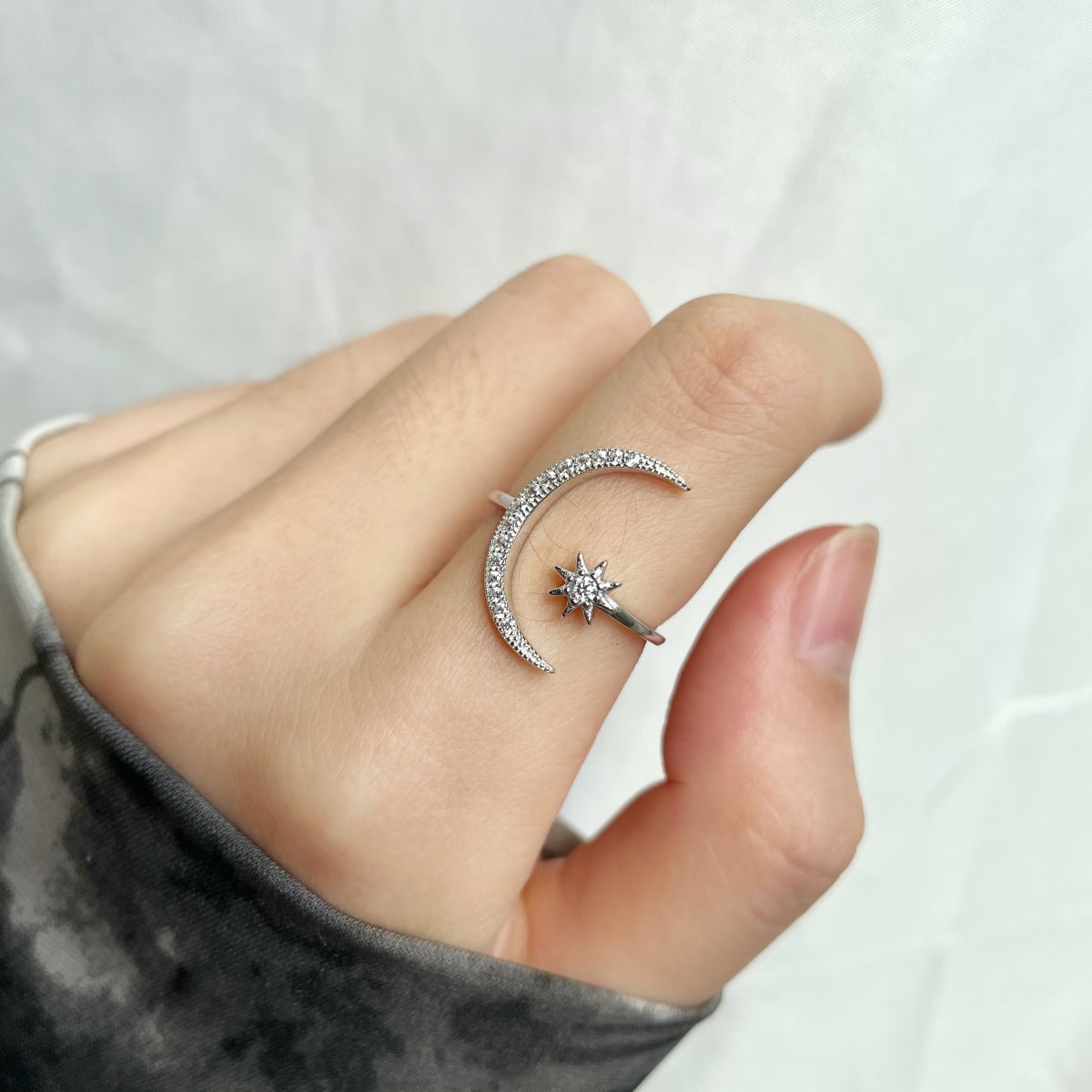 [Limara]Eternity Moon & Star Ring