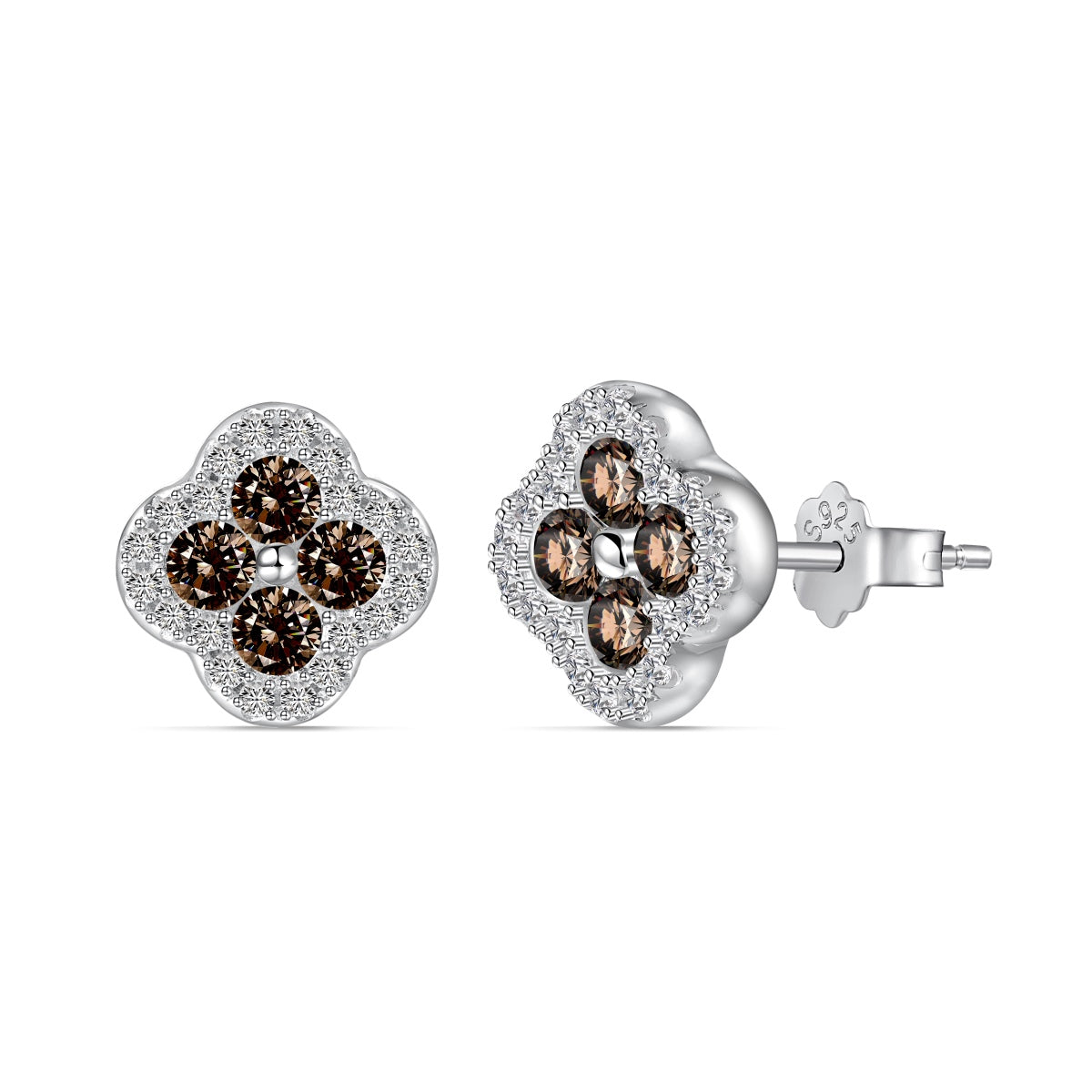 [Limara]Four-Leaf Clover Flower Shaped Earrings