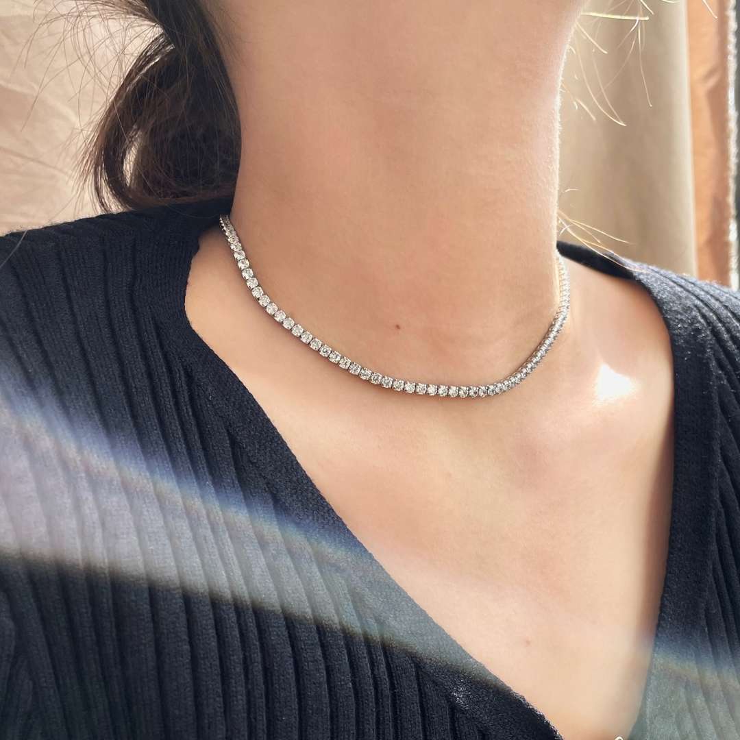 [Limara]Elegant Tennis Chain Necklace