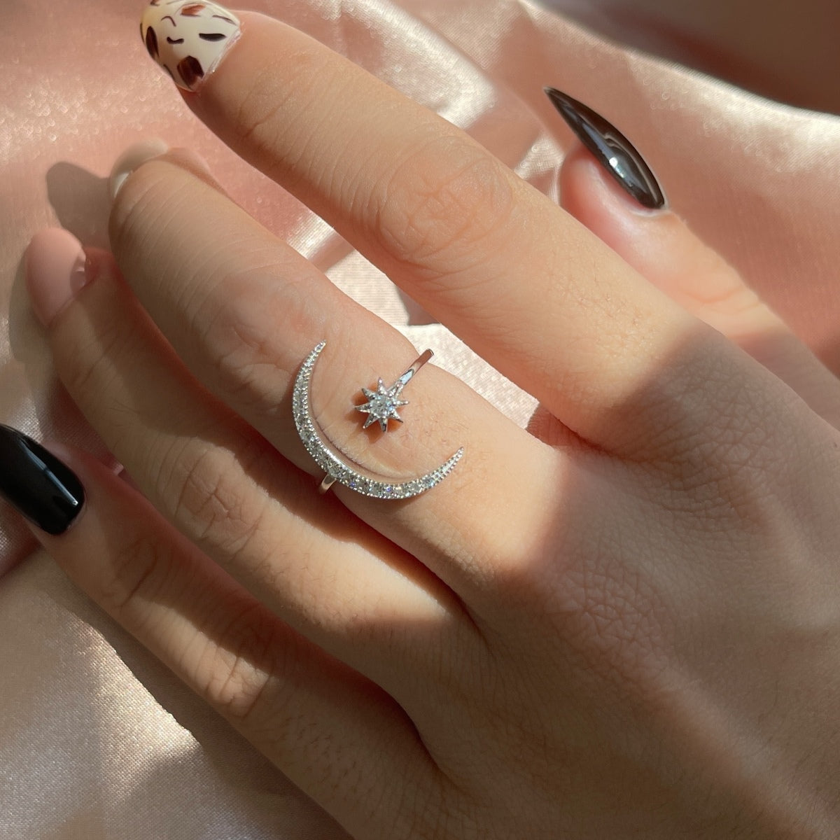 [Limara]Eternity Moon & Star Ring