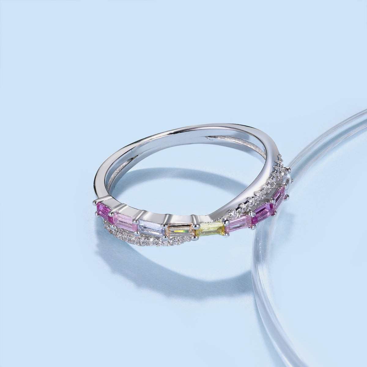 [Limara]Energetic Elegant Radiant Cut Party Ring