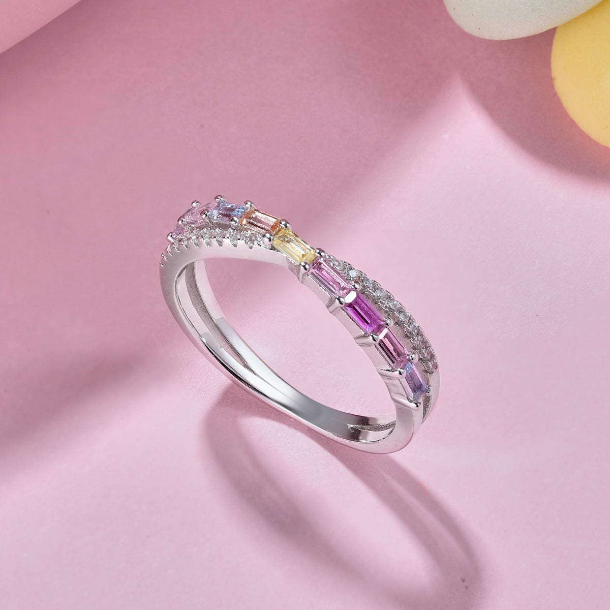 [Limara]Energetic Elegant Radiant Cut Party Ring