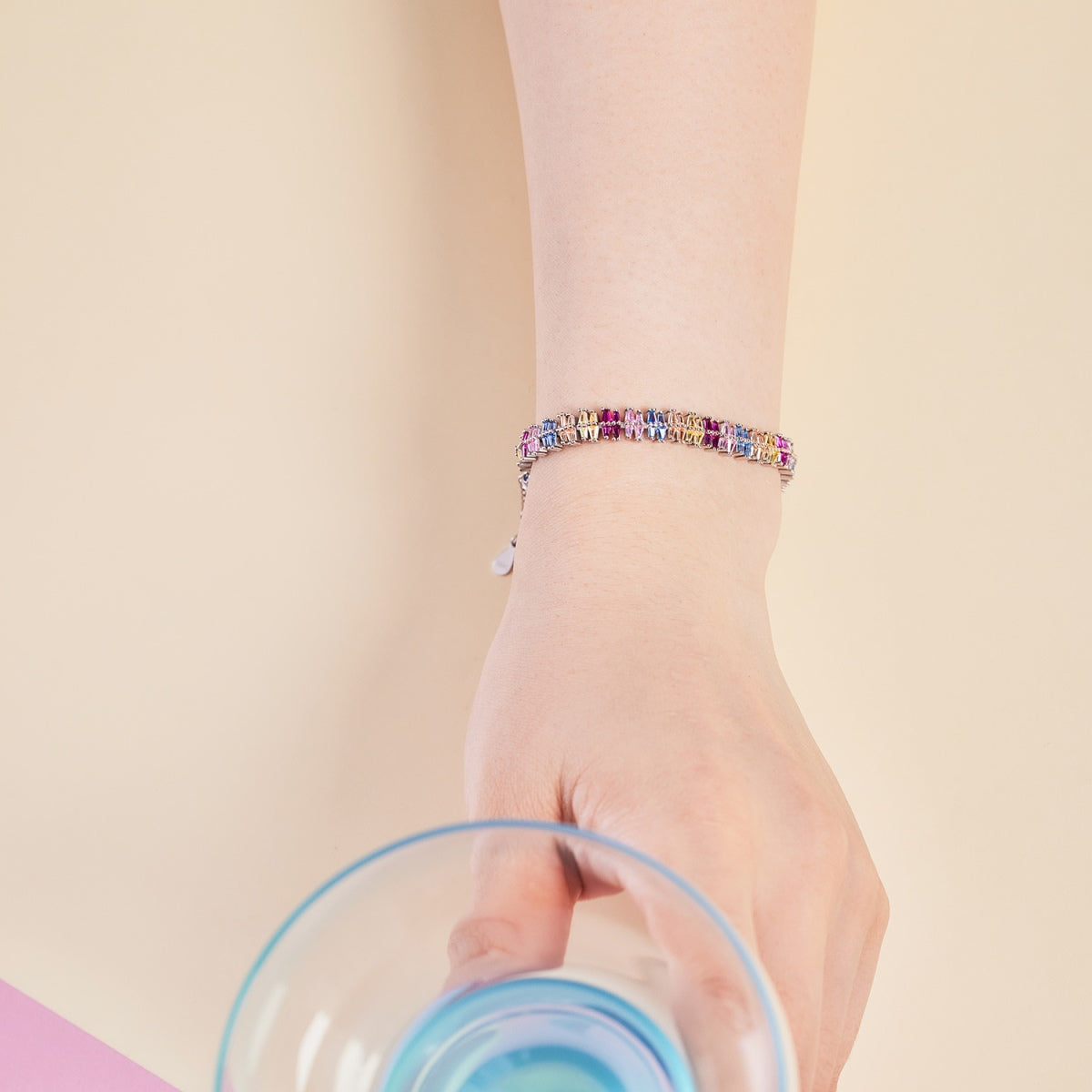 [Limara]Sparkling Exquisite Multi Cut Party Bracelet